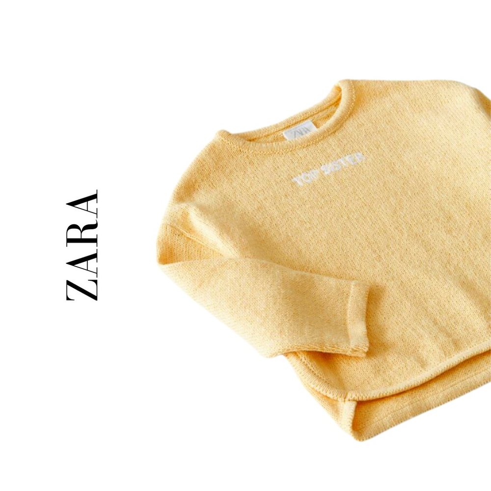 Zara Top Sister Sweater 12-18 Months